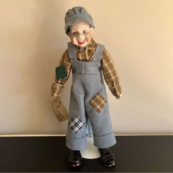 Dream Dolls Porcelain Boy Doll Hand Painted 15 Inch Vintage - Picture 1 of 12